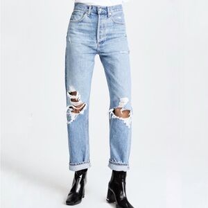 AGOLDE 90'S MID RISE STRAIGHT JEANS
